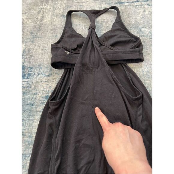 Lululemon Black Practice Freely Racerback Tank Top Size 4 - Picture 7 of 7